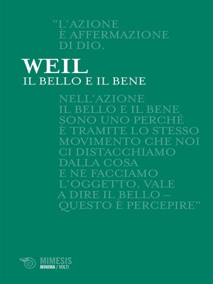 cover image of Il Bello e il Bene